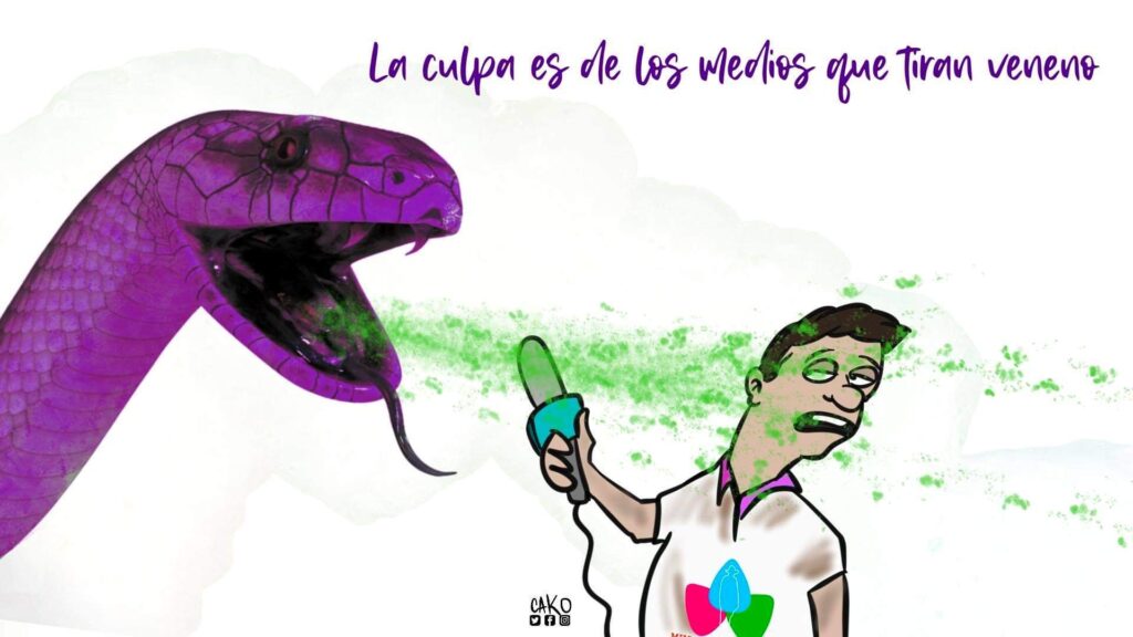 La Caricatura: El veneno y la venenosa
