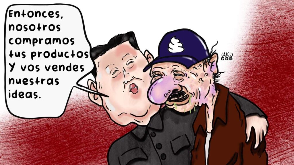 La Caricatura: El trueque de los compadres