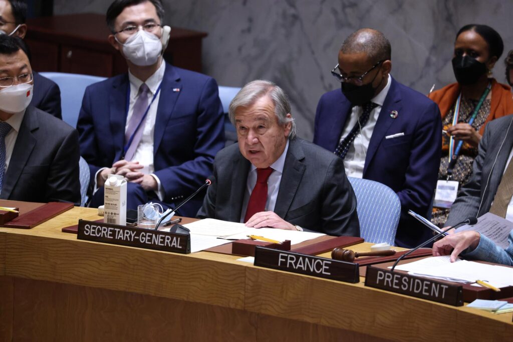Secretario de la ONU considera «totalmente inaceptable» amenazas nucleares rusas