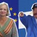 Embajadora de la UE junto a Daniel Ortega