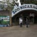 Fotografía de archivo fechada el 23 de marzo de 2020 de la entrada al Zoológico Nacional, en Managua (Nicaragua). EFE/Jorge Torres