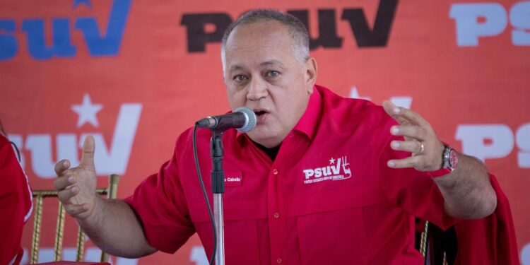 El número dos del chavismo, Diosdado Cabello, en una fotografía de archivo. EFE