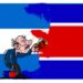 La nueva Nicaragua pintada por el dictador Daniel Ortega, con la que pretende seguir hundiendo más al país. Artículo 66 / Cako
