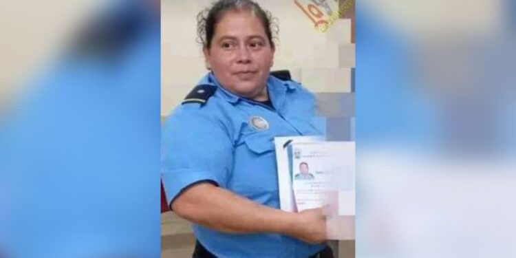 La inspectora Ana María Huerta Montenegro, asesinada la noche del domingo. Foto tomada de redes sociales