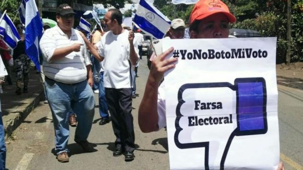 Oposición nicaragüense en Costa Rica marchará el seis de noviembre en rechazo a la «farsa electoral» de Ortega. Foto: Ilustrativa