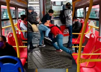 Hombre mata a un menor por pisarle el zapato en un autobús de Colombia
