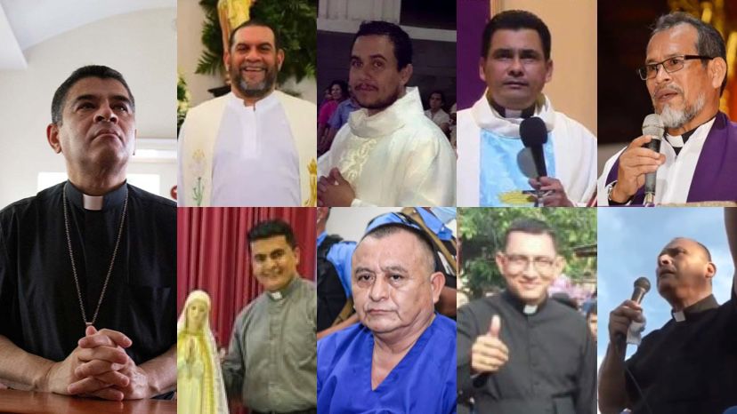 Estos son los nueve sacerdotes encarcelados por Daniel Ortega – Artículo 66