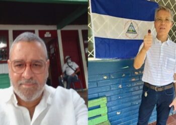 Mauricio Funes y Jaime Wu, nacionalizados nicaragüenses, participaron de la farsa electoral de Ortega