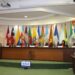 Jueces de la Corte Interamericana de Derechos Humanos reunidos en la Audiencia Pública Conjunta de supervisión de Medidas Provisionales de personas privadas en libertad de Nicaragua.