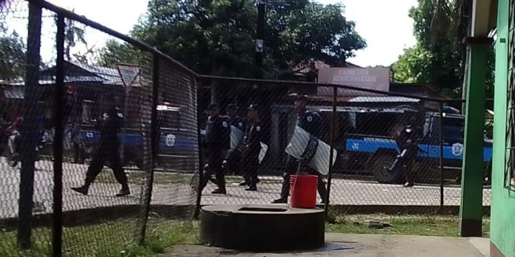 Militarizan Waspam tras votaciones municipales en Nicaragua. Foto: Cortesía / Redes Ciudadanas