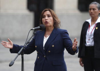 Fotografía de archivo de la nueva presidenta de Perú, Dina Boluarte. EFE