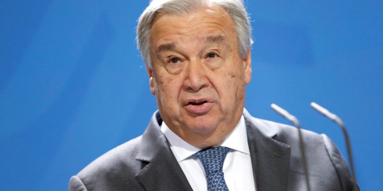 El secretario general de la ONU, António Guterres, en una fotografía de archivo. EFE/Omer Messinger