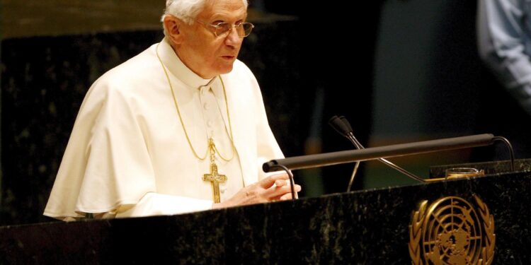 Muere el papa emérito Benedicto XVI. Foto: Artículo 16 / EFE