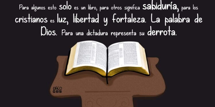 La Caricatura: La palabra de Dios. Por CaKo Nicaragua.