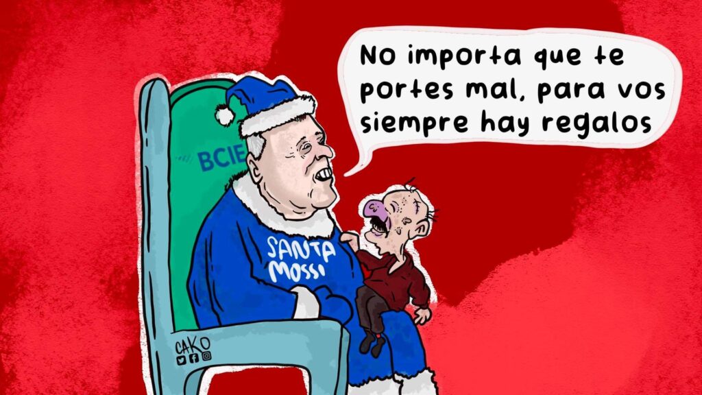 La Caricatura: Los regalos de Santa Mossi para los mal portados