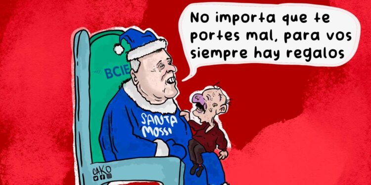 La Caricatura: Los regalos de Santa Mossi para los mal portados