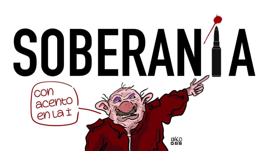 La Caricatura: Soberanía con sangre