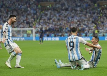 2-0. Messi y Di María ponen a Argentina a 45 minutos de la gloria. Foto: EFE / Artículo 66