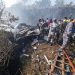 Lugar del centro de Nepal en el que se ha estrellado un avion de Yeti Airlines con más de setenta pasajeros y al menos una veintena de muertos  Foto: EFE/Artículo 66