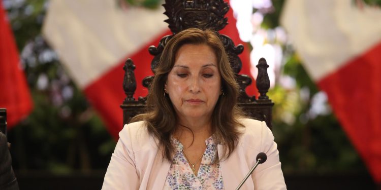 La presidenta de Perú, Dina Boluarte, en una fotografía de archivo. EFE