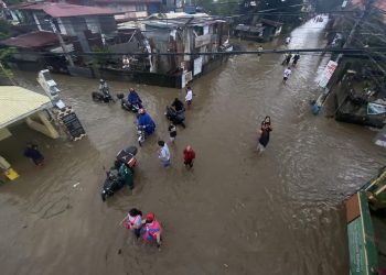 Imagen de archivo de inundaciones en Filipinas. EFE