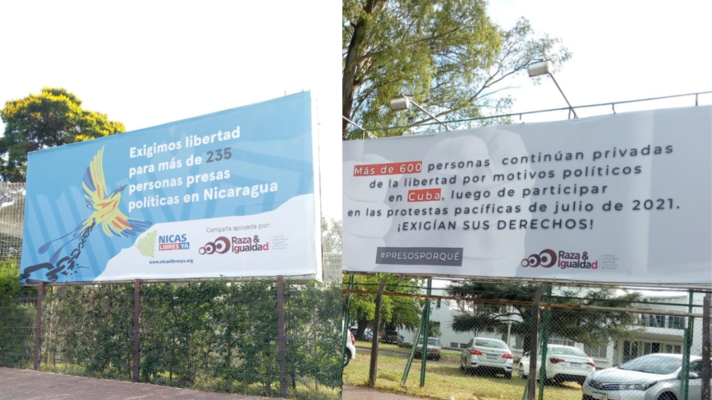 Reclaman en Buenos Aires la libertad de los presos políticos de Nicaragua Cuba y Venezuela
