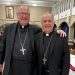 Monseñor Silvio Báez junto al cardenal de New York, Timothy Dolan. Foto tomada de Twitter.