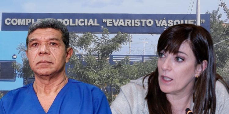 Paula María Bertol «amadrina» al preso político Freddy Navas