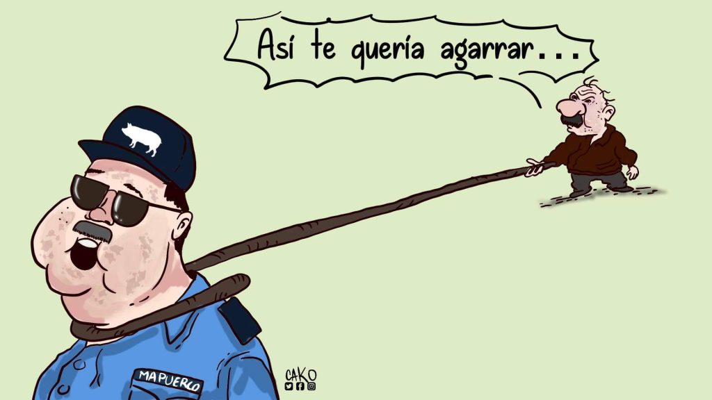 La Caricatura: Casi se escapa de la granja