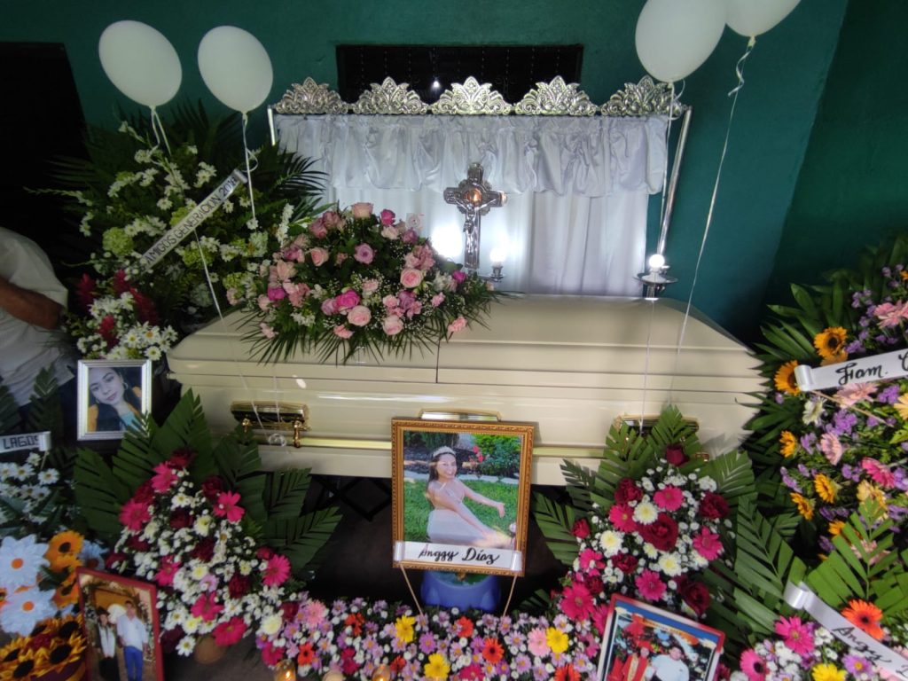 Inicia sepelio de Anggy Díaz, la joven nica asesinada en Estados Unidos