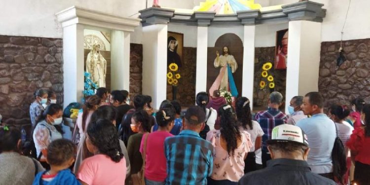 Católicos piden “paz para Nicaragua” en el Santuario de la Virgen de Cacaulí