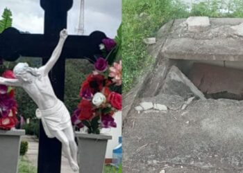 Profanan varias tumbas en Pueblo Nuevo, Estelí. Foto: Voces Unidas.