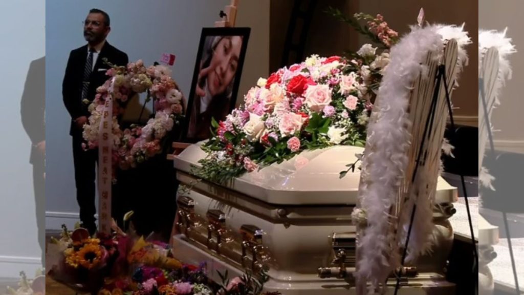Familiares y amigos de Anggy Díaz, víctima de femicidio, le dan su último adiós en EEUU