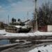 A Ukrainian T-72 main battle tank runs along a street in Siversk on February 17, 2023, amid the Russian invasion of Ukraine. (Photo by YASUYOSHI CHIBA / AFP)