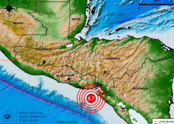 Sismo de magnitud 5,7 sacude Guatemala y El Salvador