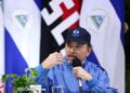 Dictador Daniel Ortega en su aparición de este jueves. Foto tomada de El 19 Digital
