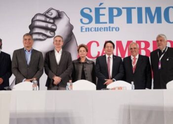 Líderes izquierdistas del Grupo de Puebla. Foto/Twitter: Grupo de Puebla