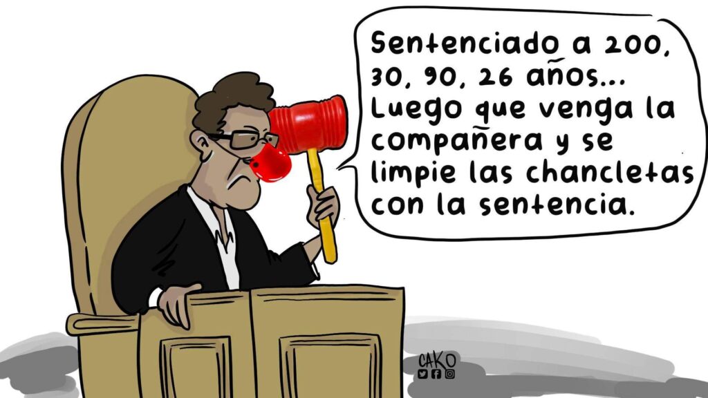 La Caricatura: Los jueces payasos