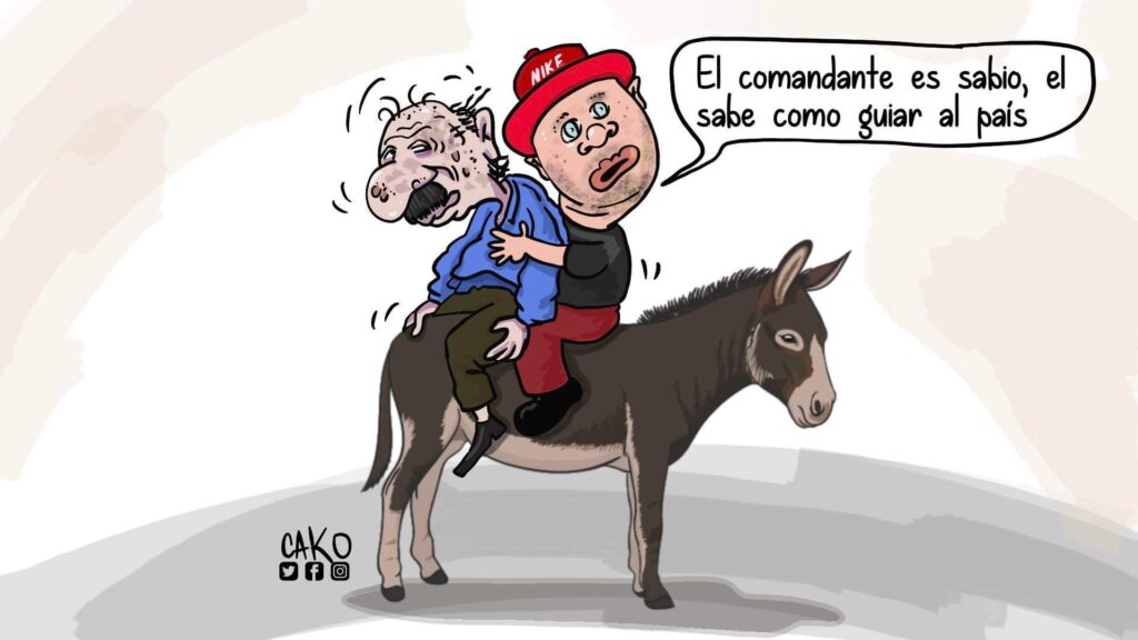 La Caricatura: El animal y los burros
