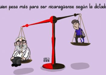 La Caricatura: La balanza de la dictadura