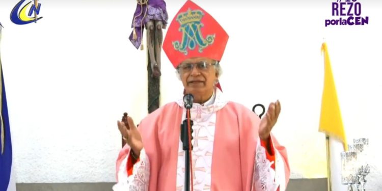 Cardenal Brenes pide a San José libere a la Iglesia de todo mal. Foto: Artículo 66 / Captura de pantalla
