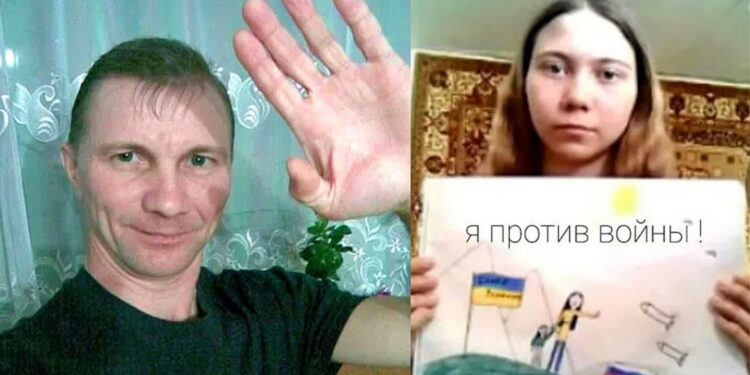 Putin le prohíbe a una adolescente ver a su padre condenado por "hablar mal" del Ejército ruso