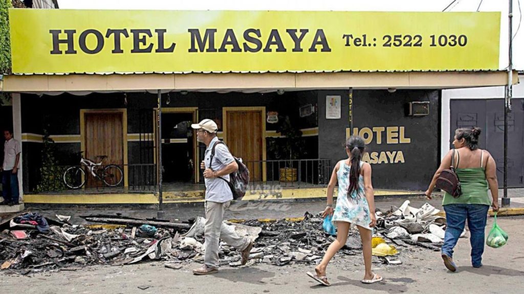 Denuncian toma del Hotel Masaya, propiedad de Cristhian Fajardo, desterrado por Daniel Ortega