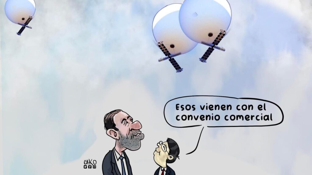 La Caricatura: Los globos chinos