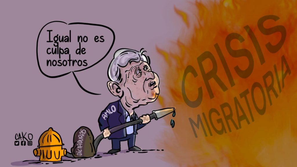 La Caricatura: AMLO y la crisis que los desborda