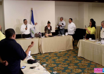 Pastores evangélicos defienden a Daniel Ortega y atacan a Estados Unidos y el Vaticano. Foto tomada del 19 Digital