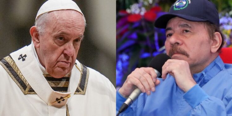 Pope Francis against Ortega