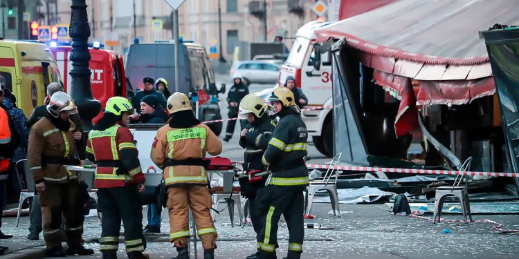 Un muerto por explosión en un café de San Petersburgo, anuncian agencias rusas de prensa