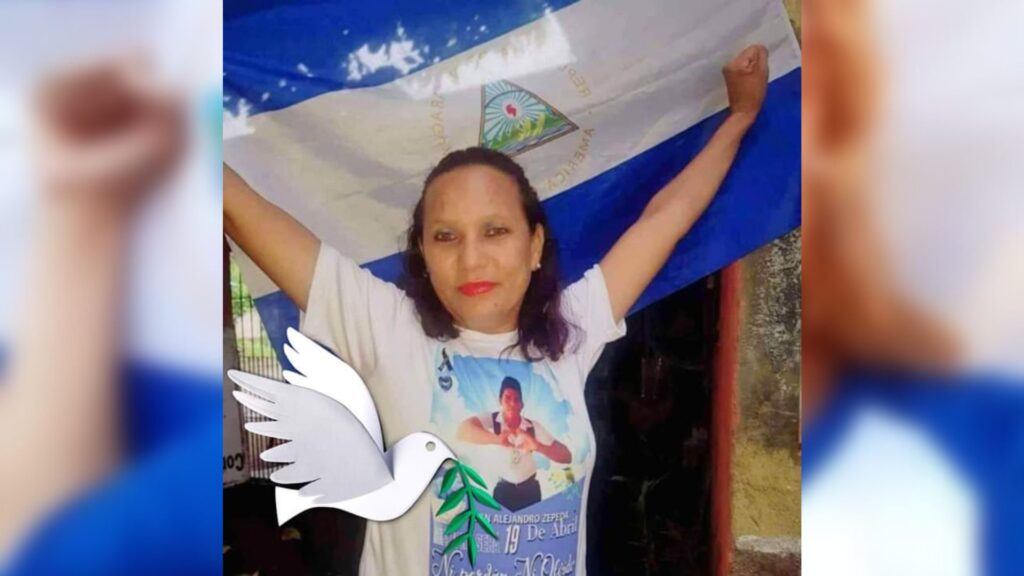 Justicia de Ortega acusa a opositora Brenda Baldelomar, pero no detalla el supuesto delito. Foto: Artículo 66 / Cortesía
