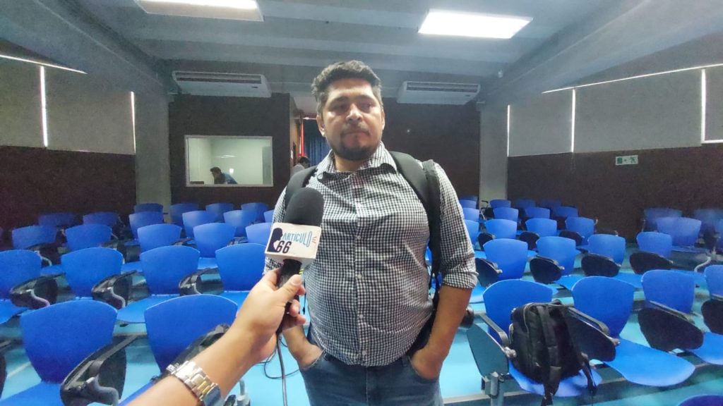 V&iacute;ctor Pe&ntilde;a Pena, coordinador de fotograf&iacute;a de El Faro. Foto: Art&iacute;culo 66 / Noel Miranda 